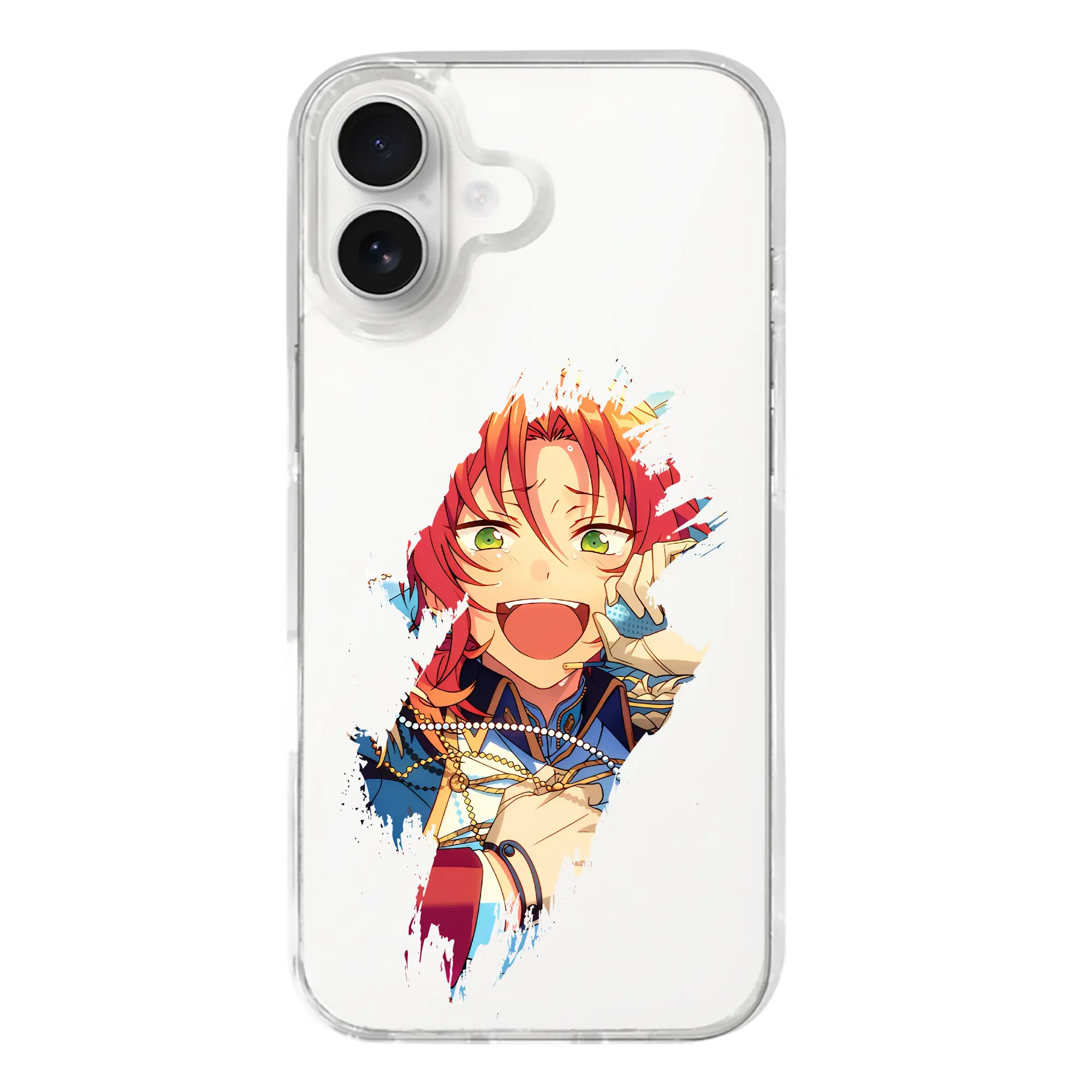 あんさん ぶる グッズ Knights 月永レオ - iPhone 17シリーズ 透明スマホケース – 薄型・耐衝撃・精密フィット保護カバー